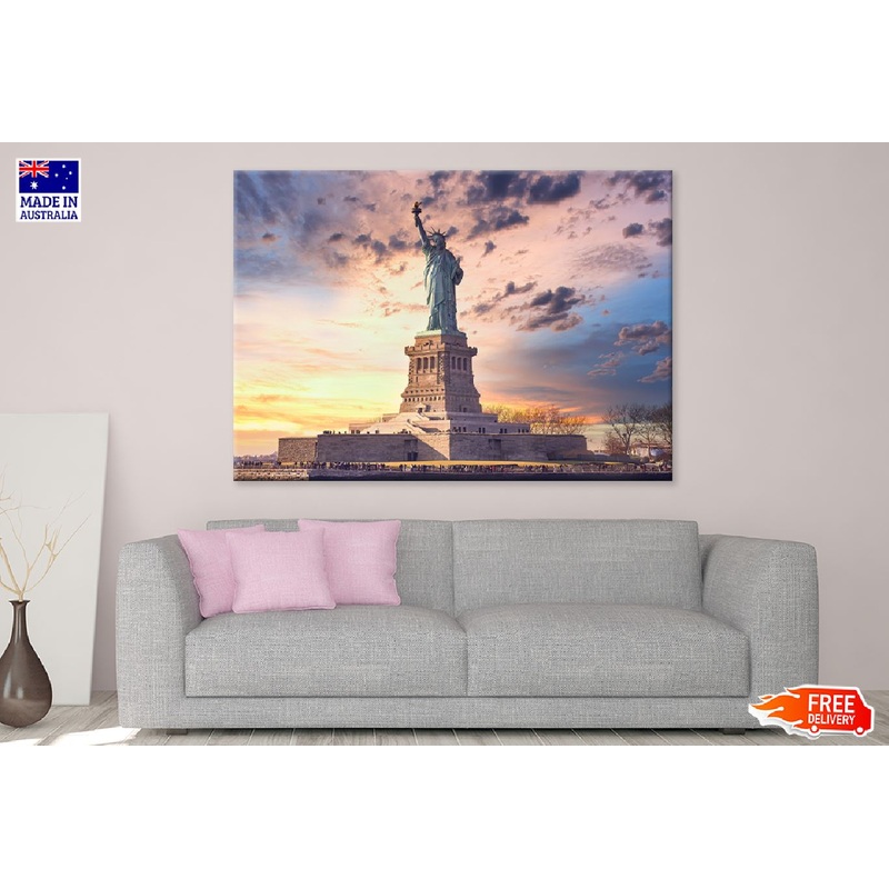 Miss Liberty Sunset View Photograph Print 100% Australian Made