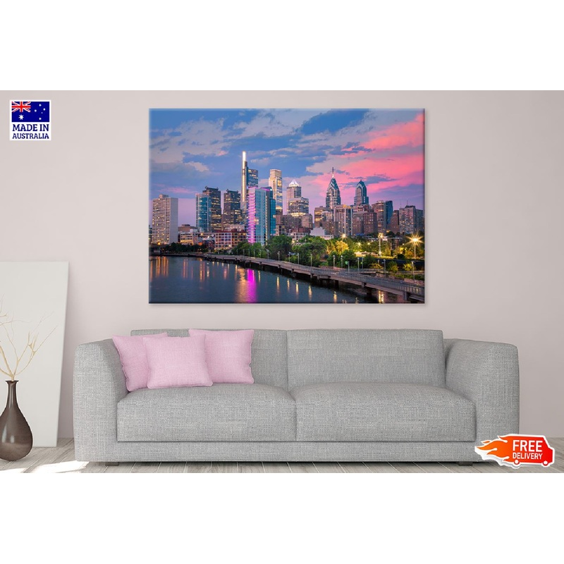 Philadelphia City View Photograph Print 100% Australian Made