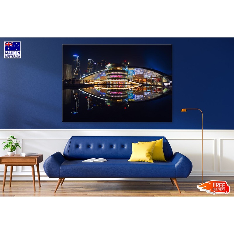 Qianjiang Town Night View Photograph China Print 100% Australian Made