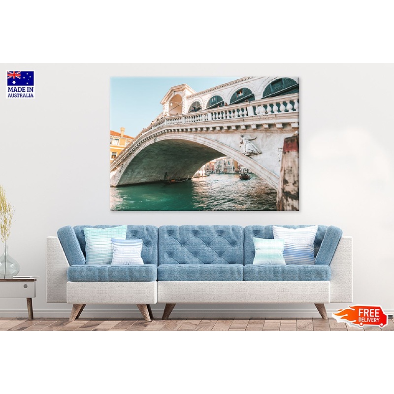 Rialto Bridge & Grand Canal View Photograph Print 100% Australian Made