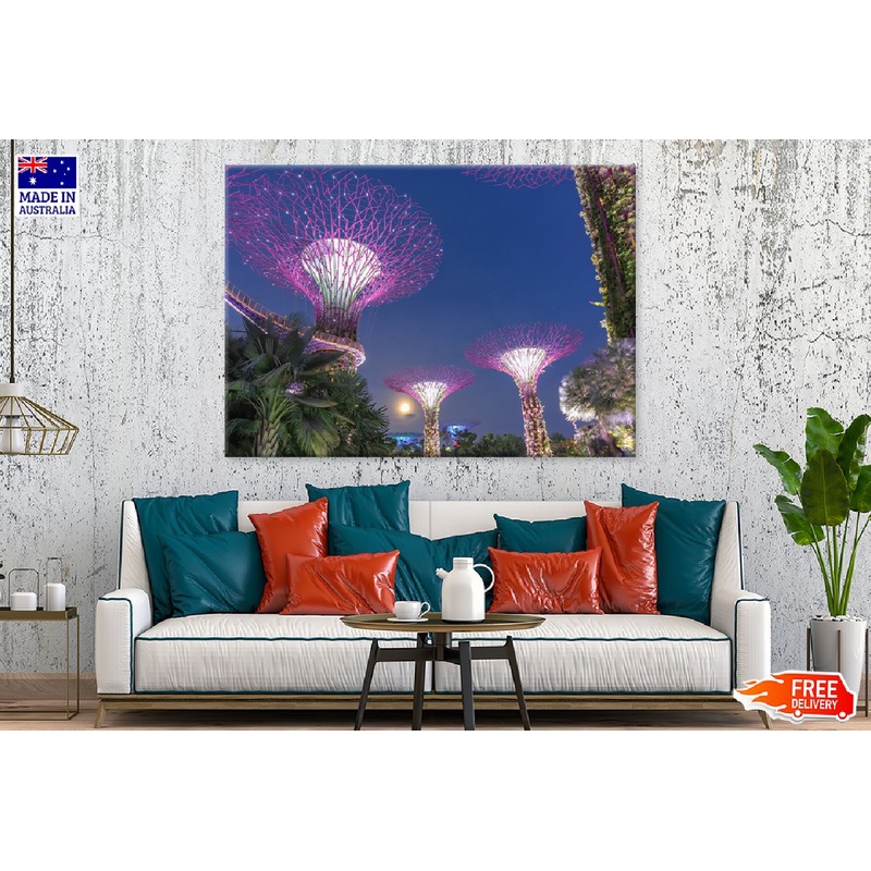 Supertree Garden Photograph View Singapore Print 100% Australian Made