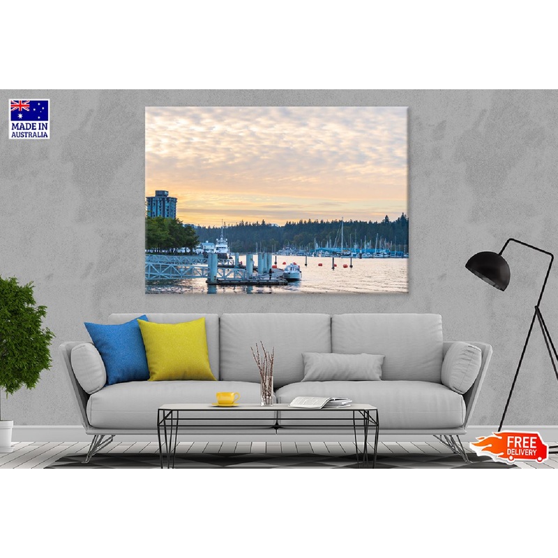 Vancouver Beyond the Skyline View Photograph Print 100% Australian Made