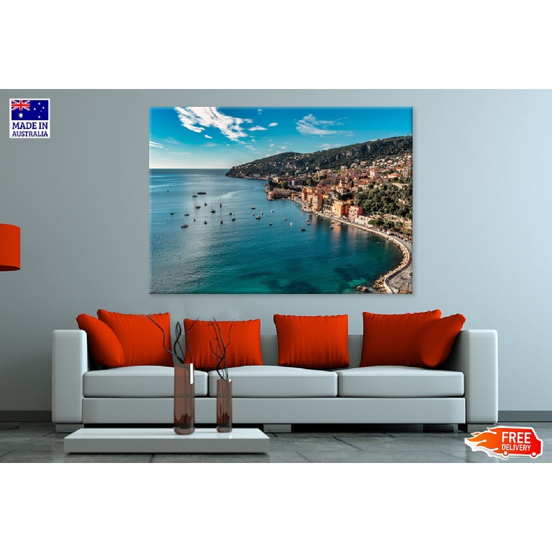 Villefranche Sur Mer View Photograph France Print 100% Australian Made