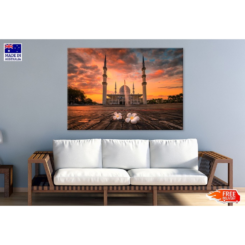 Abdul Aziz Shah Mosque Sunset Photograph Print 100% Australian Made