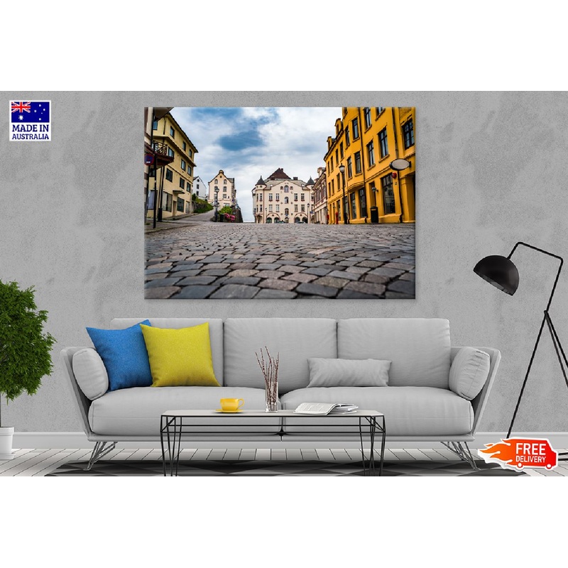 Aksla City Alesund Street View Photograph Print 100% Australian Made