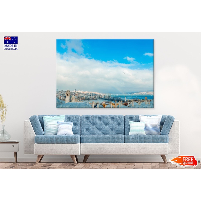 Bosphorus from Sleymaniye Mosque Photograph Print 100% Australian Made