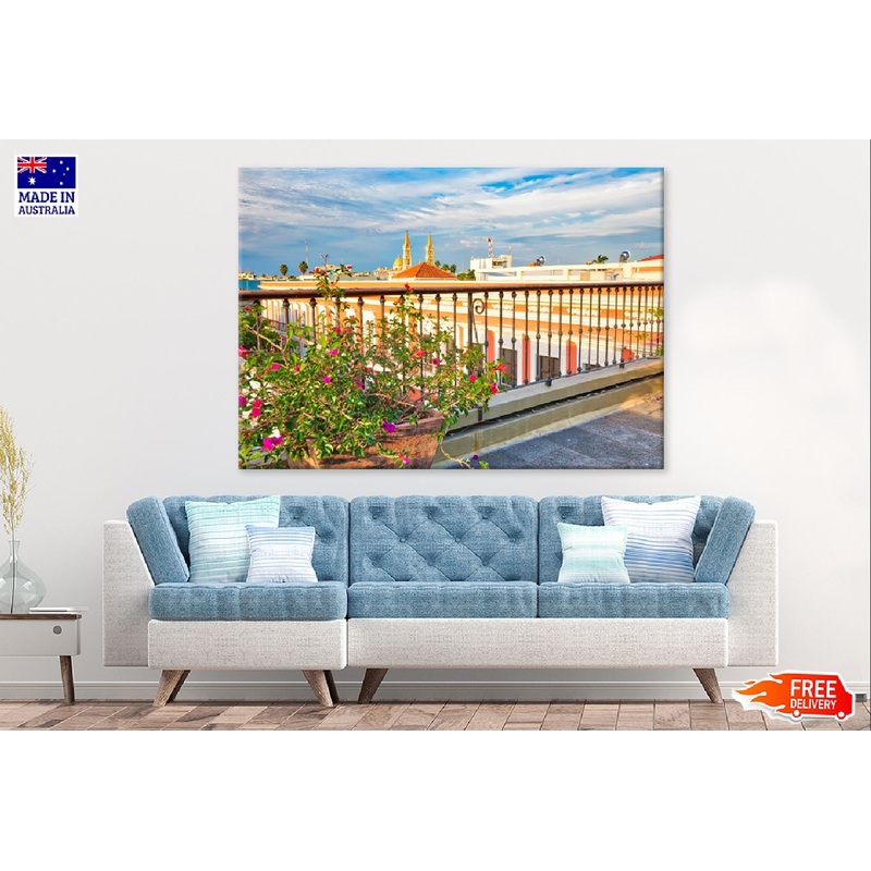 Mazatlan Old City Skyline View Photograph Print 100% Australian Made