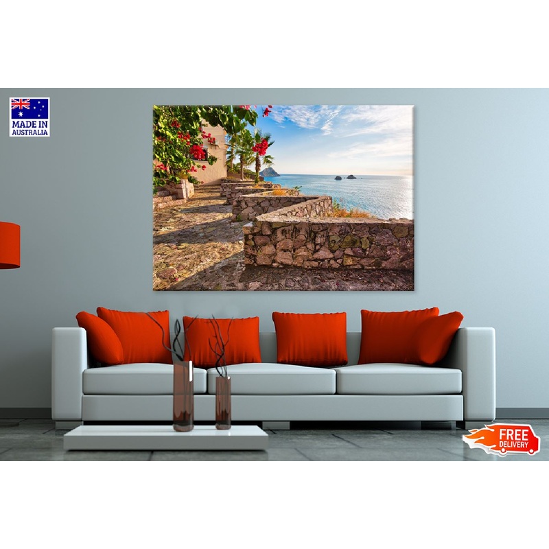 Mazatlan Scenic Sea Shore View Photograph Print 100% Australian Made