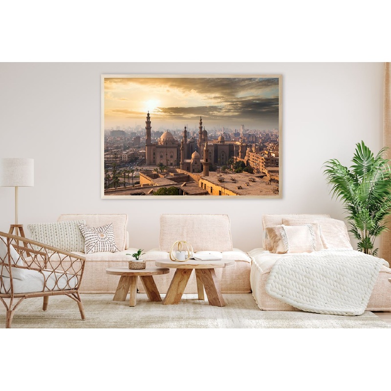 Mosque Madrassa Citadel Sunset Photograph Home Decor Premium Quality Poster Print Choose Your Sizes