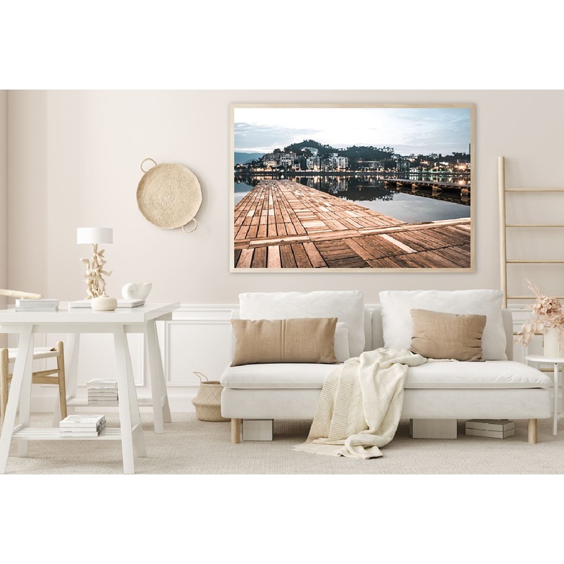 Nam Van Lake & Macau City Photograph China Home Decor Premium Quality Poster Print Choose Your Sizes