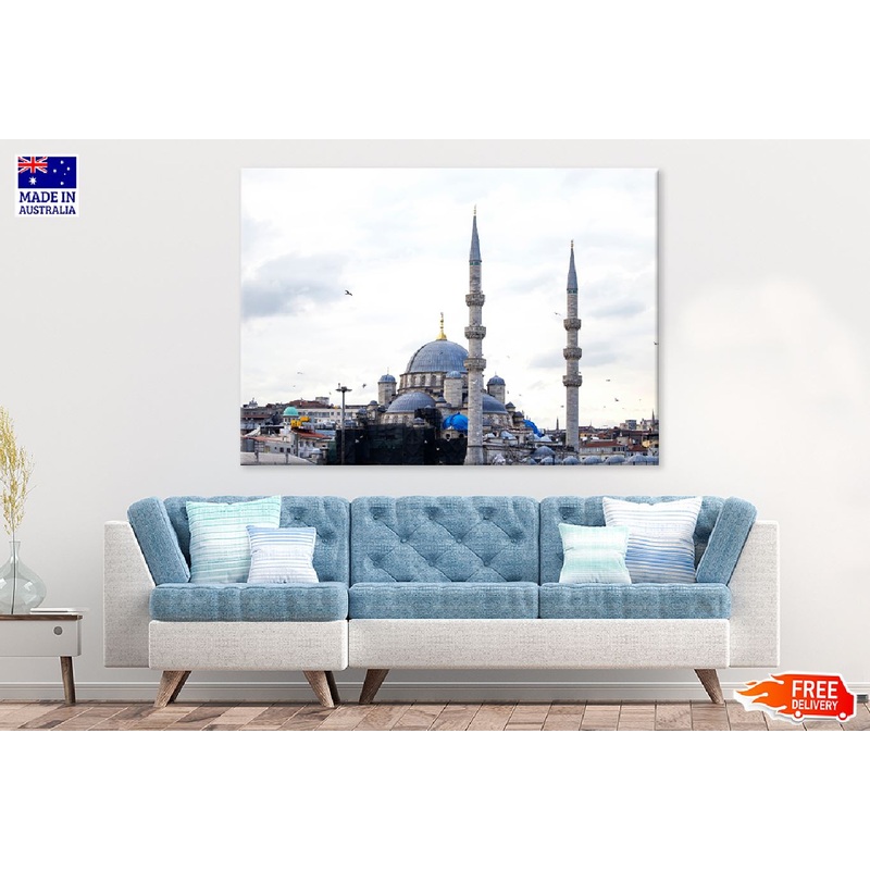 New Mosque Photograph in Istanbul Turkey Print 100% Australian Made