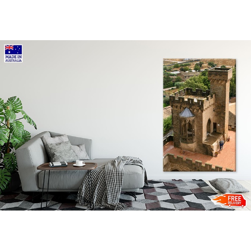 Olite Bell Tower Church View Photograph Print 100% Australian Made