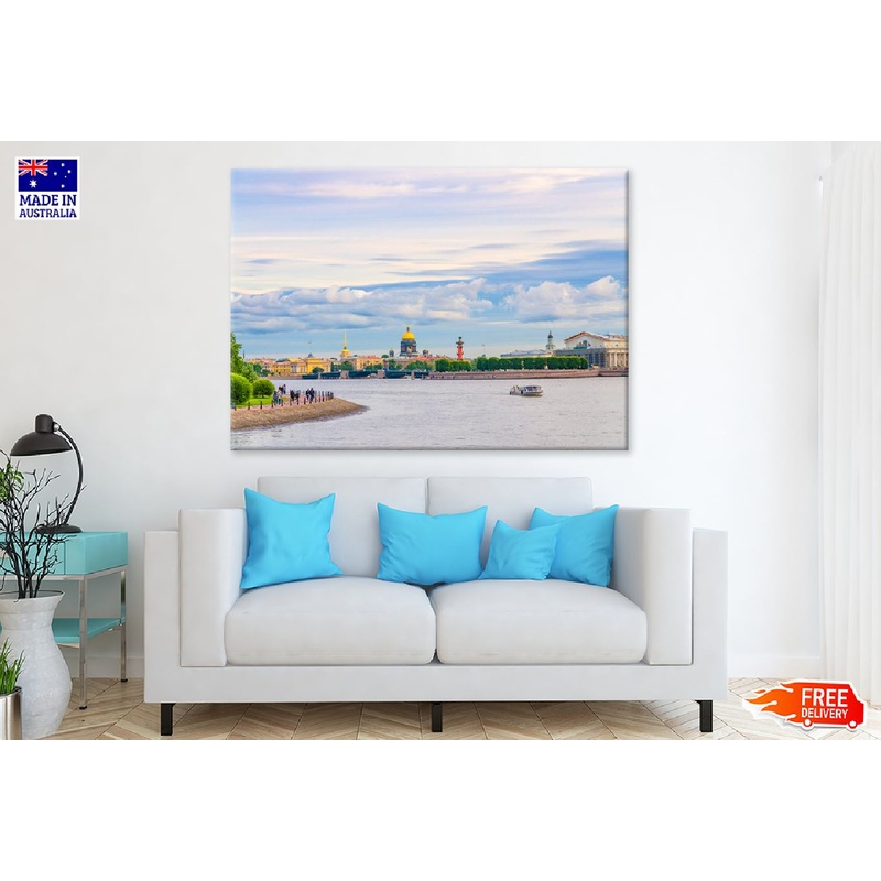 Saint Petersburg & Neva River Photograph Print 100% Australian Made