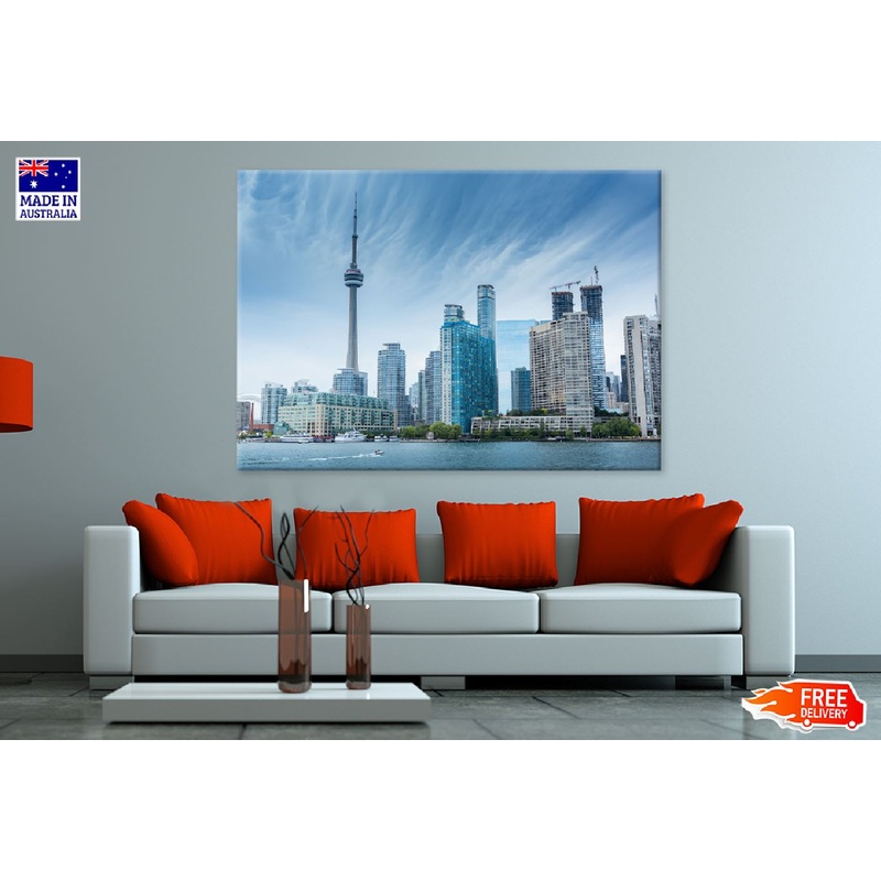 Toronto City Skyline Lake View Photograph Print 100% Australian Made