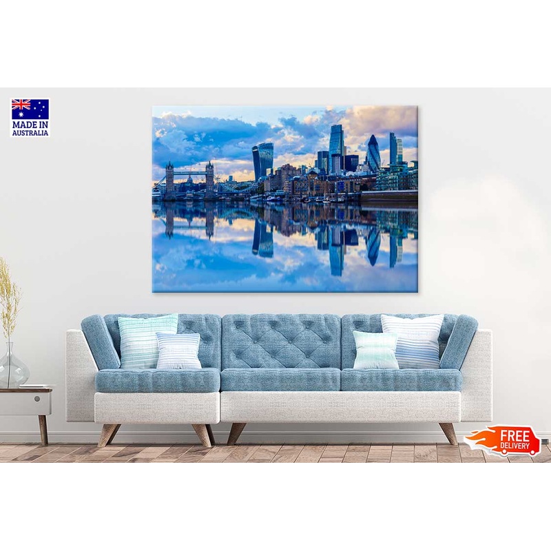 London City River Thames Sunset Photograph Print 100% Australian Made