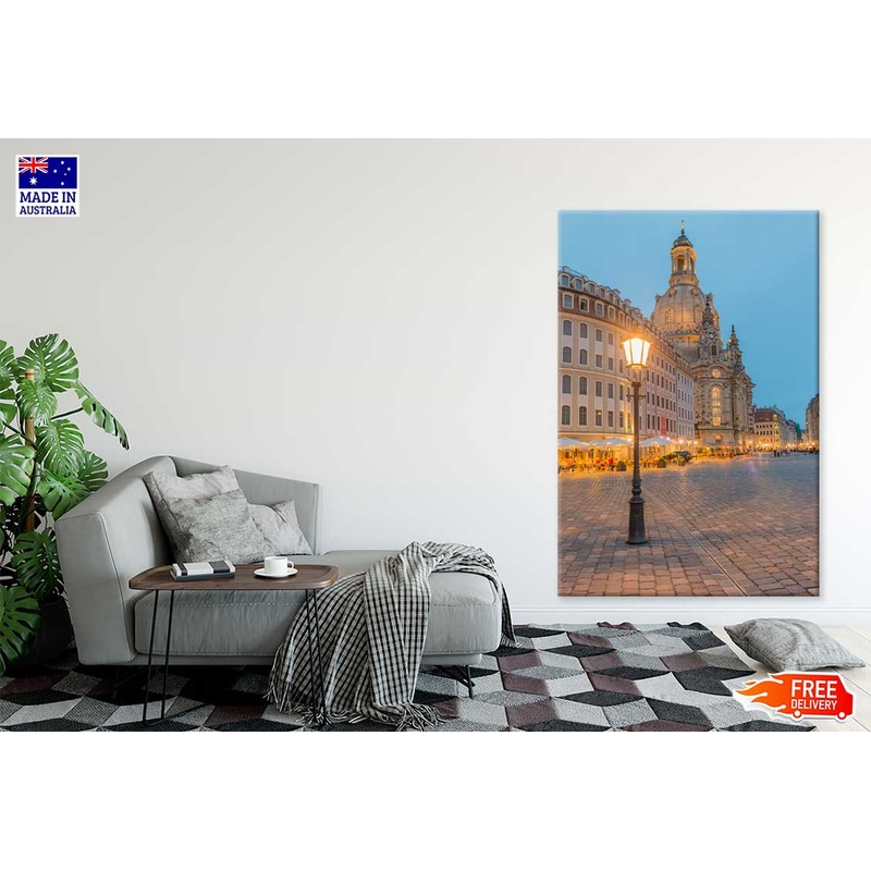 Lutheran Church View Photograph in Dresden Print 100% Australian Made