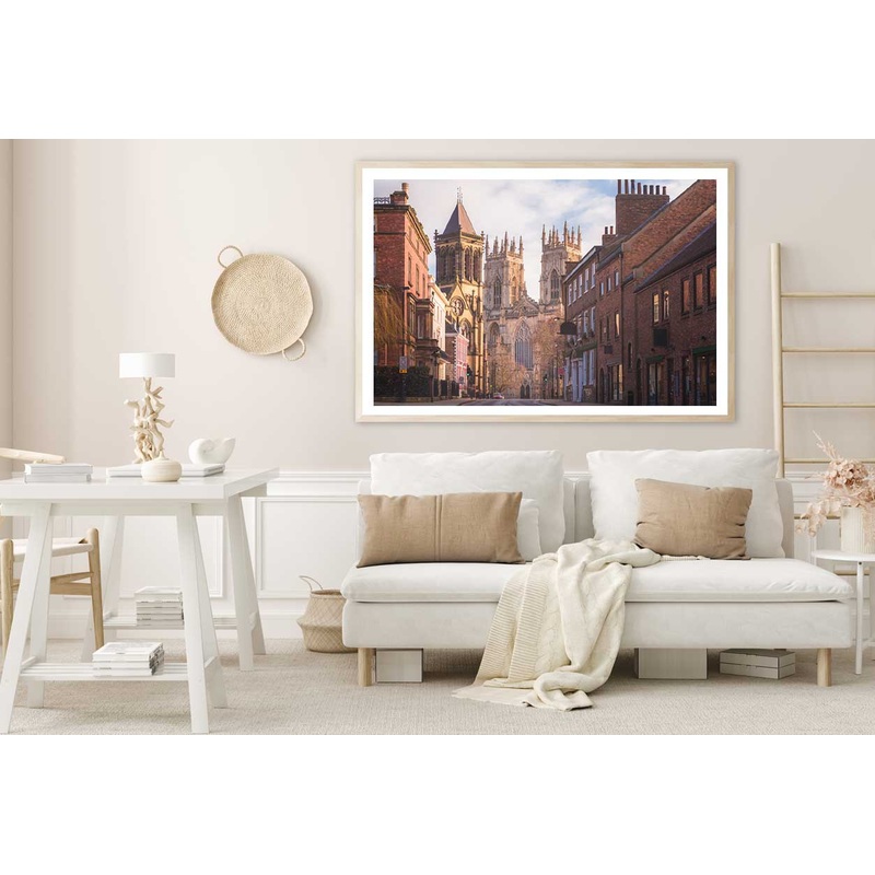 Morning York Minster Cathedral Photograph Home Decor Premium Quality Poster Print Choose Your Sizes