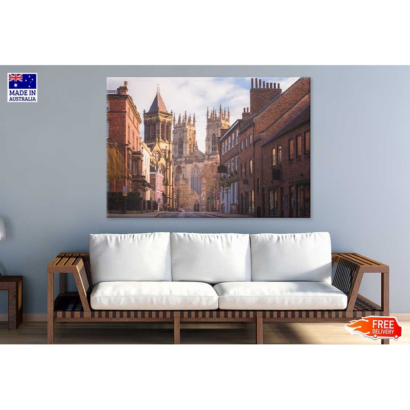 Morning York Minster Cathedral View Photograph Print 100% Australian Made