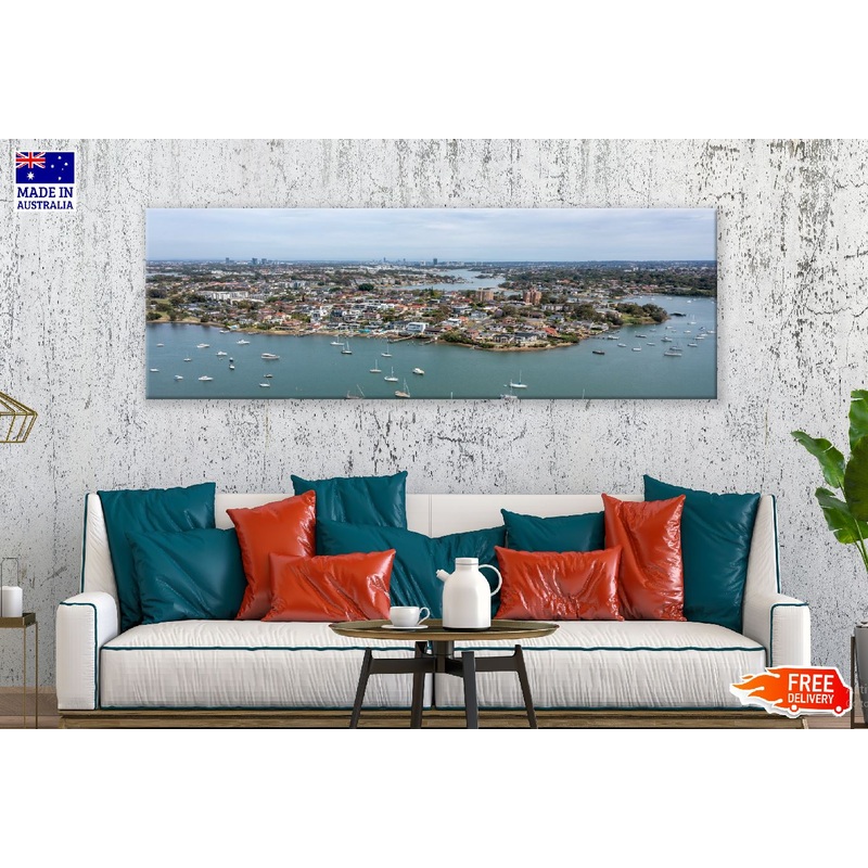 Panoramic Canvas Chiswick Sydney View Photograph High Quality 100% Australian Made Wall Canvas Print Ready to Hang