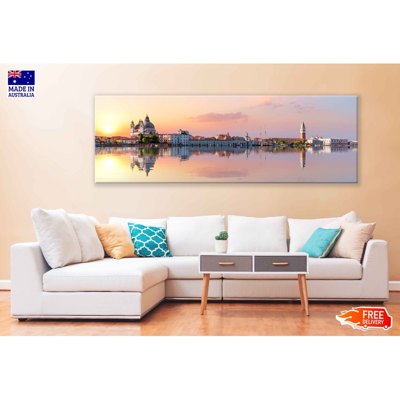 Panoramic Canvas Health Church Photograph Venice High Quality 100% Australian Made Wall Canvas Print Ready to Hang