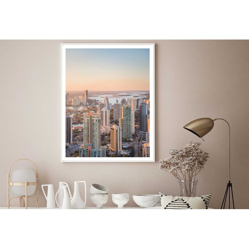 Perth Australia City Skyline View Photograph Home Decor Premium Quality Poster Print Choose Your Sizes