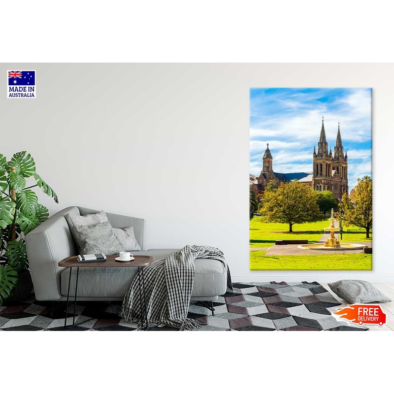 St. Peter's Cathedral View Photograph in Adelaide Print 100% Australian Made