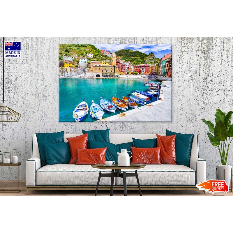Terre Village Vernazza Liguria View Photograph Print 100% Australian Made