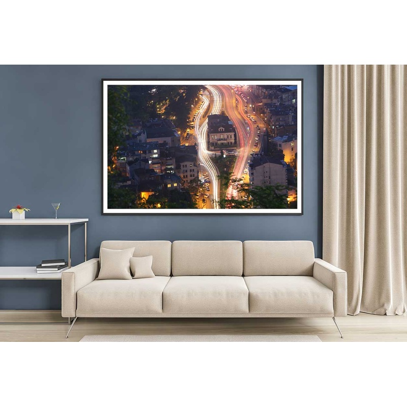 Trabzon City Skyline Night View Photograph Home Decor Premium Quality Poster Print Choose Your Sizes
