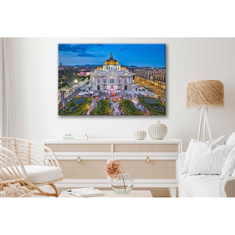 Bella Home Bellas Artes Palace Mexico City Print Canvas Ready to hang