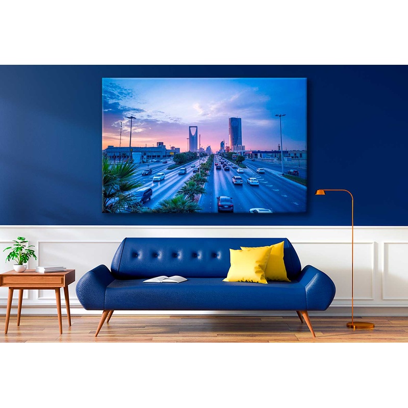 Bella Home Riyadh City During Sunset Print Canvas Ready to hang