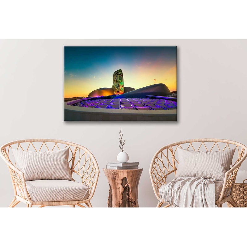 Bella Home World Culture City View Dhahran Print Canvas Ready to hang