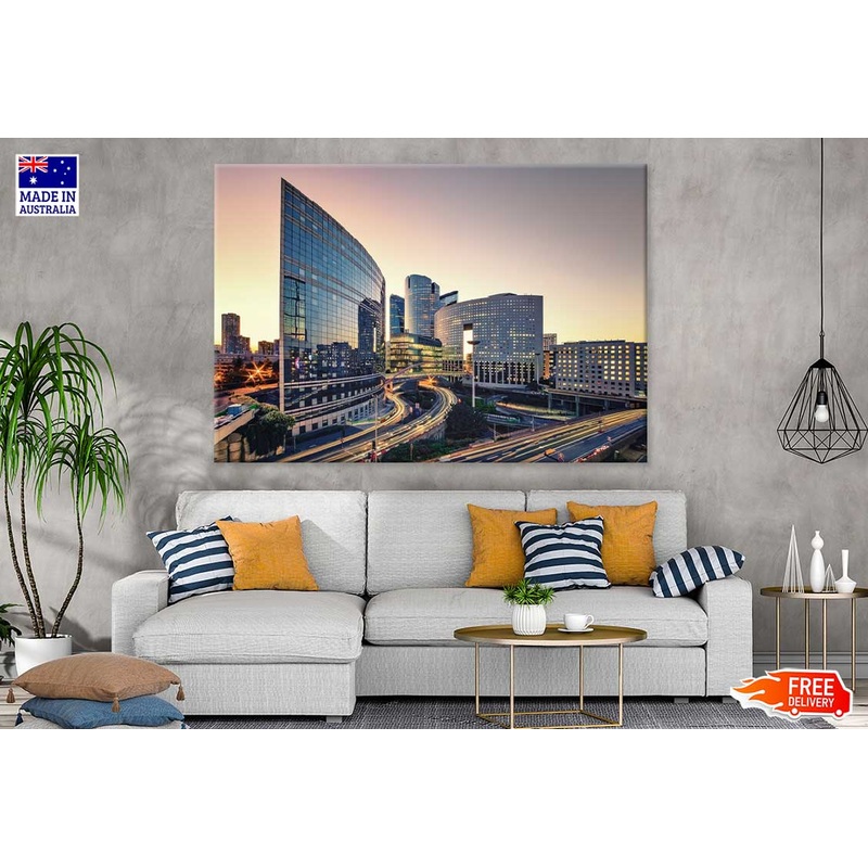 La Defense District View in Paris Print 100% Australian Made