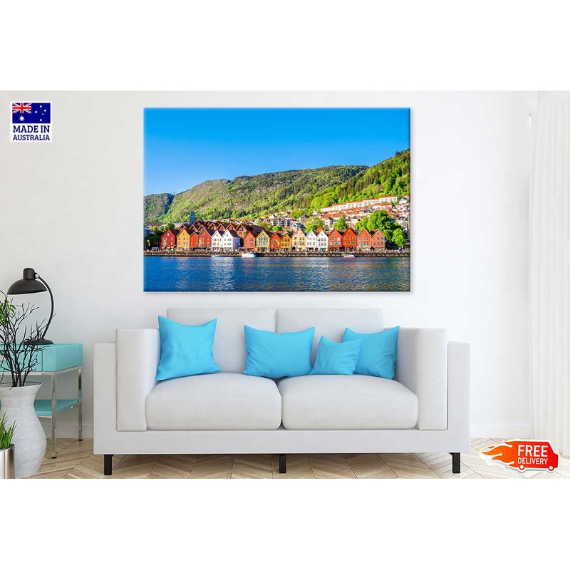 Lake View Photograph Bergen Norwa Print 100% Australian Made