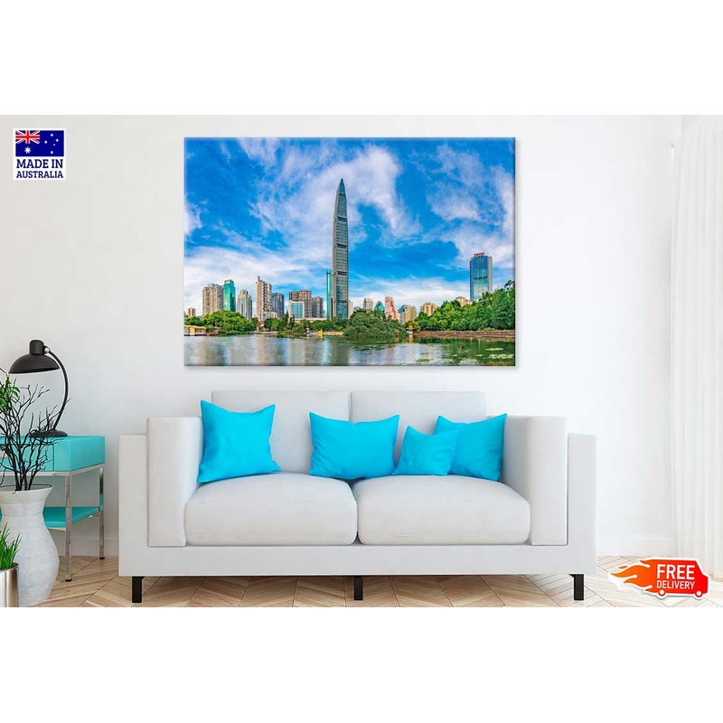 Litchi Park View Shenzhen City Photograph China Print 100% Australian Made
