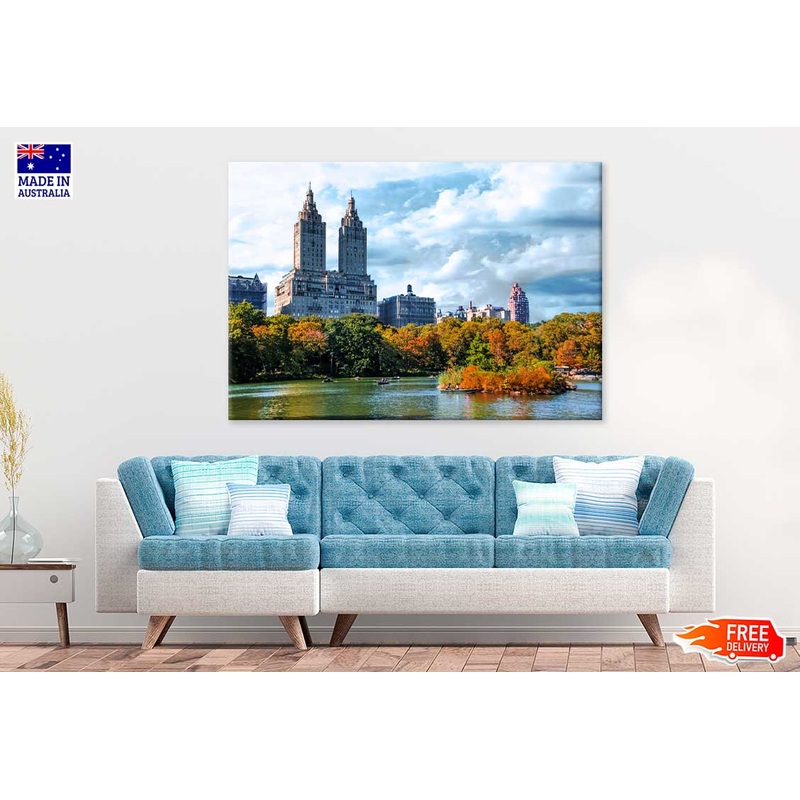 New York City Central Park & Lake View Photograph Print 100% Australian Made