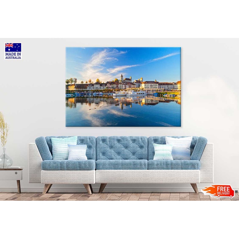 Rapperswil-Jona on Lake Zurich Photograph Print 100% Australian Made