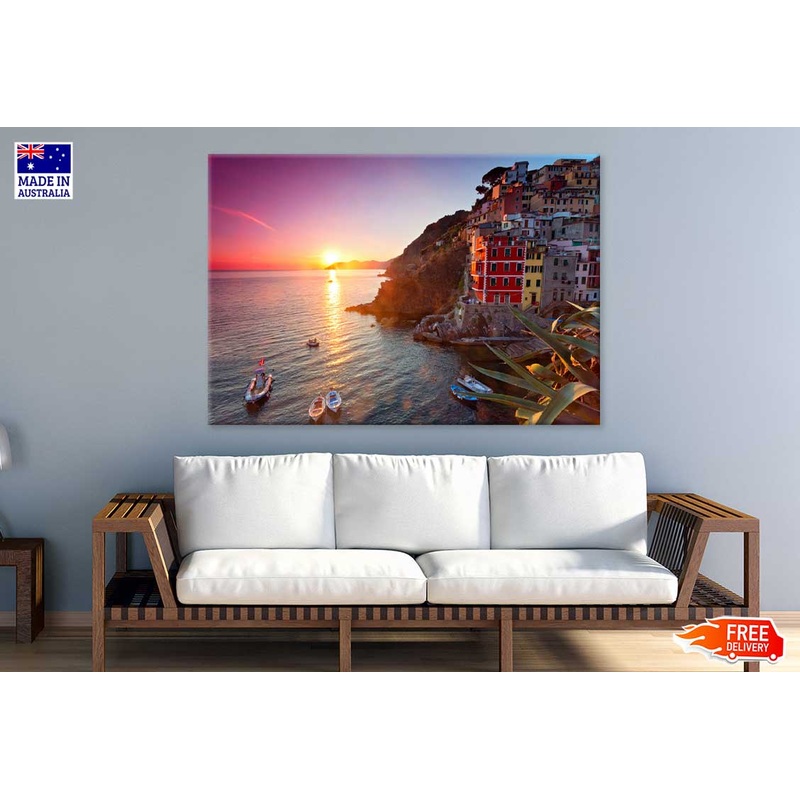 Riomaggiore Village Cinque Terre Photograph Print 100% Australian Made