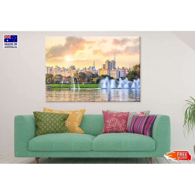 Sao Paulo Skyline from Parque View Print 100% Australian Made