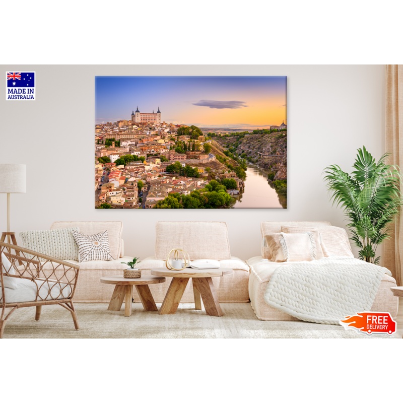 Toledo Spain Town Skyline View Photograph Home Decor Premium Quality Poster Print Choose Your Sizes