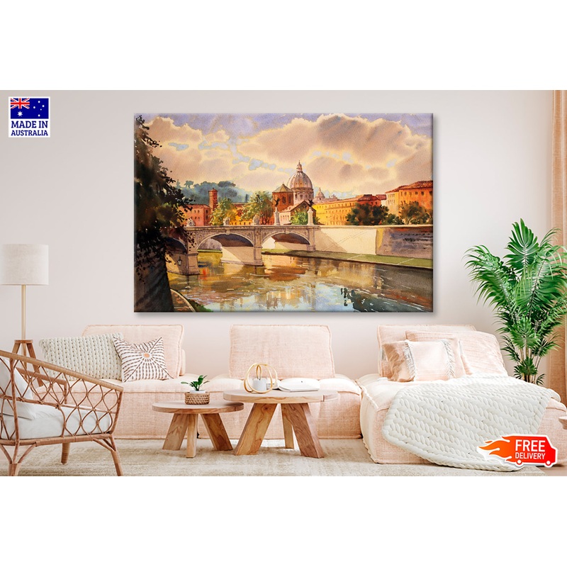 Basilica San Pietro In Rome Paint Limited Edition High Quality Print