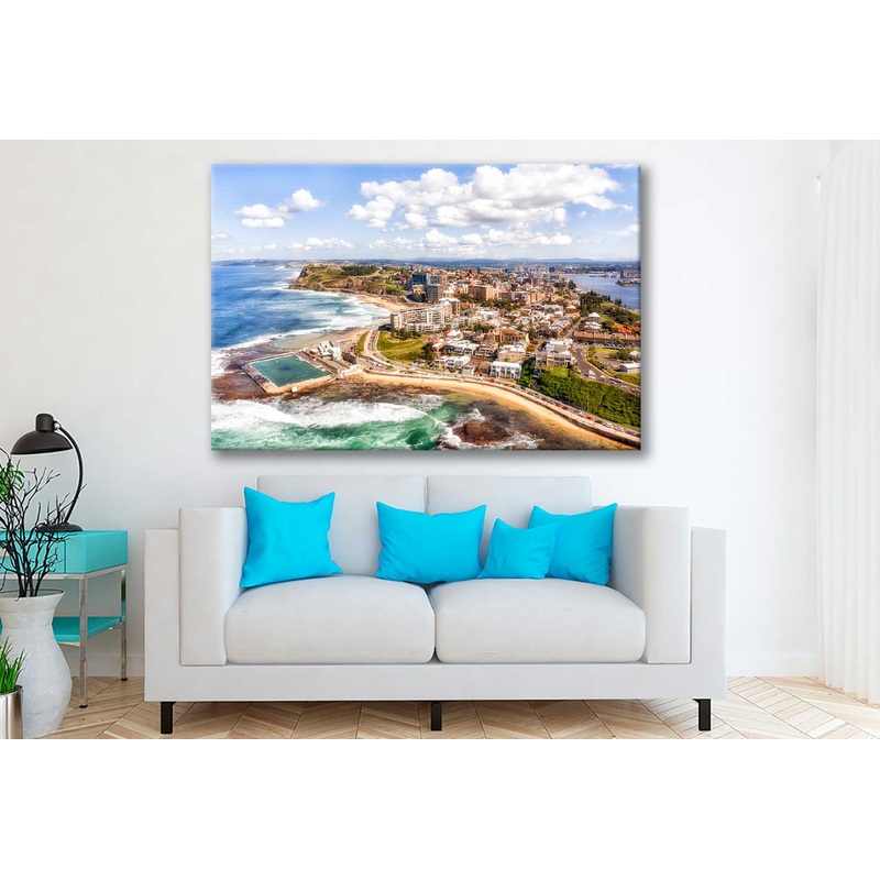 Bella Home Daugava River Sunset in Latvia Print Canvas Ready to hang