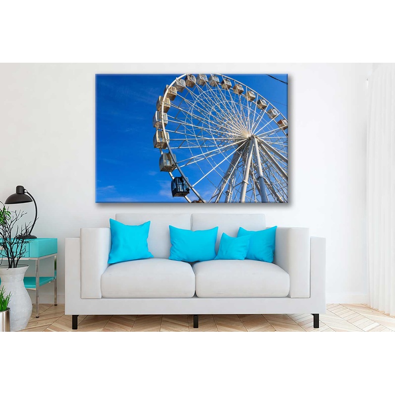 Bella Home Ferris Wheel in Kontraktova Kiev Print Canvas Ready to hang