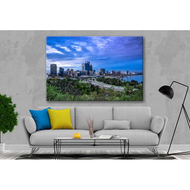 Bella Home Perth in the Blue Hour Photograph Print Canvas Ready to hang