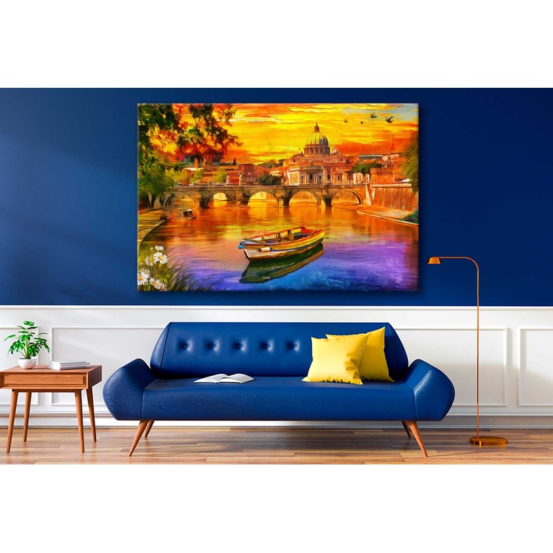 Bella Home Salt Lake City Utah USA Downtown Print Canvas Ready to hang