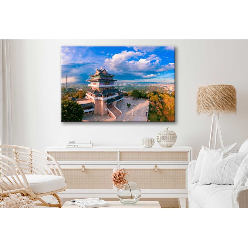 Bella Home Temple in Huizhou City Guangdong Print Canvas Ready to hang