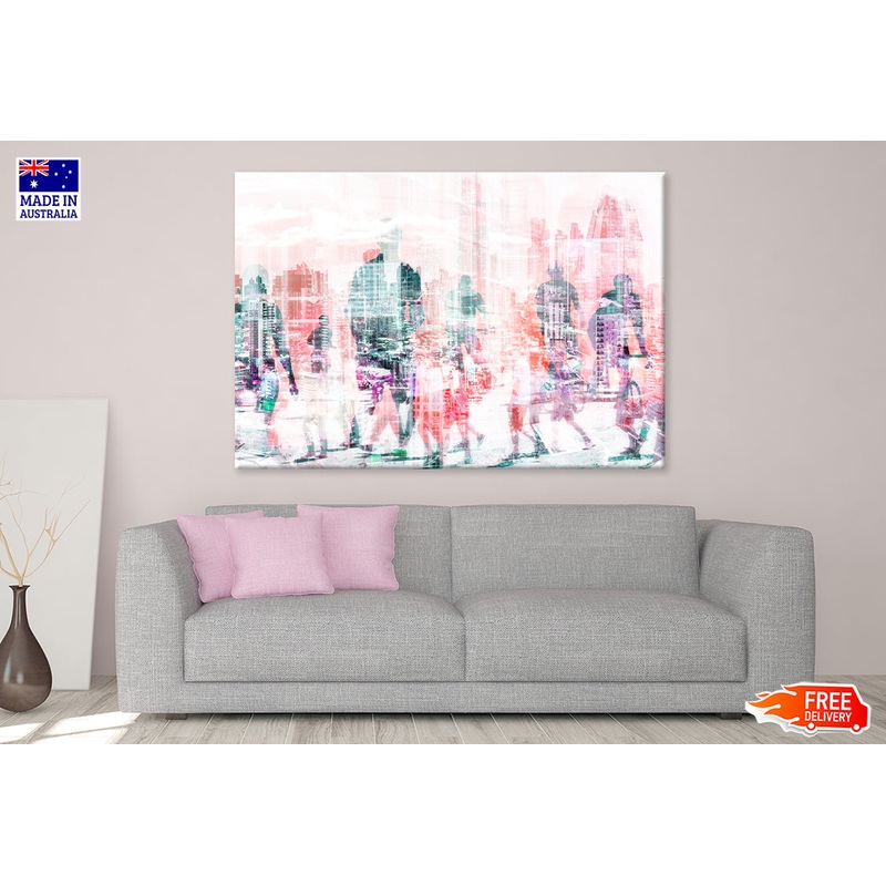 Abstract city double exposure Print 100% Australian Made