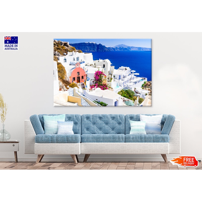 Aegean Sea Santorini Greece Print 100% Australian Made