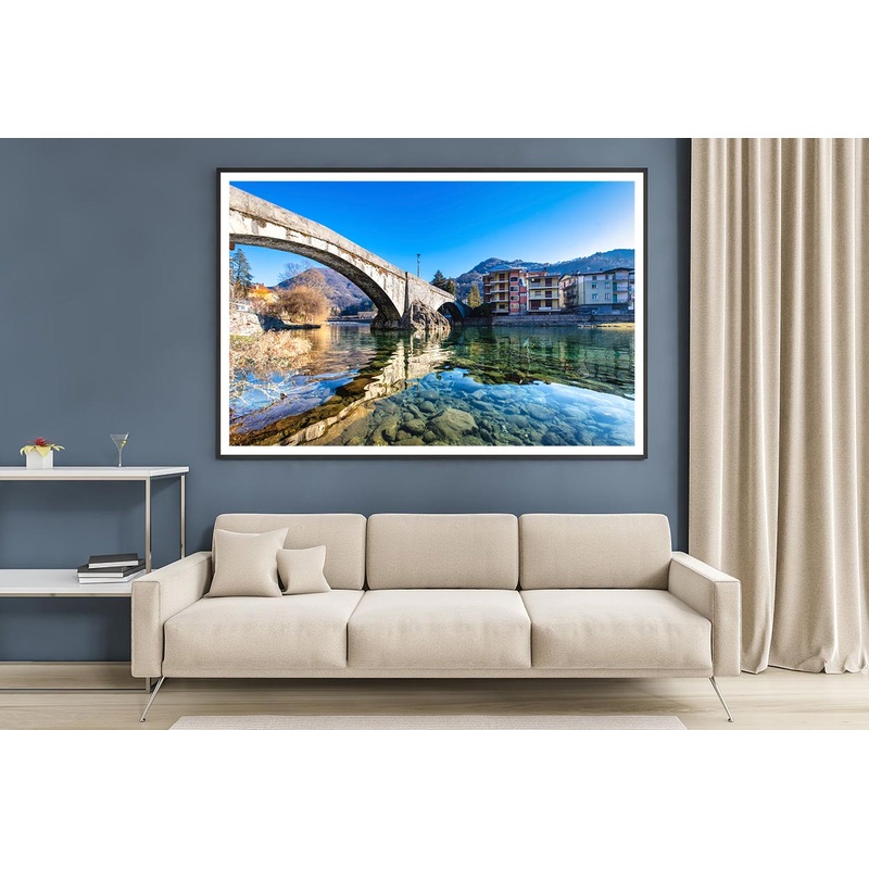 Brembo River In Brembana Valley Home Decor Premium Quality Poster Print Choose Your Sizes