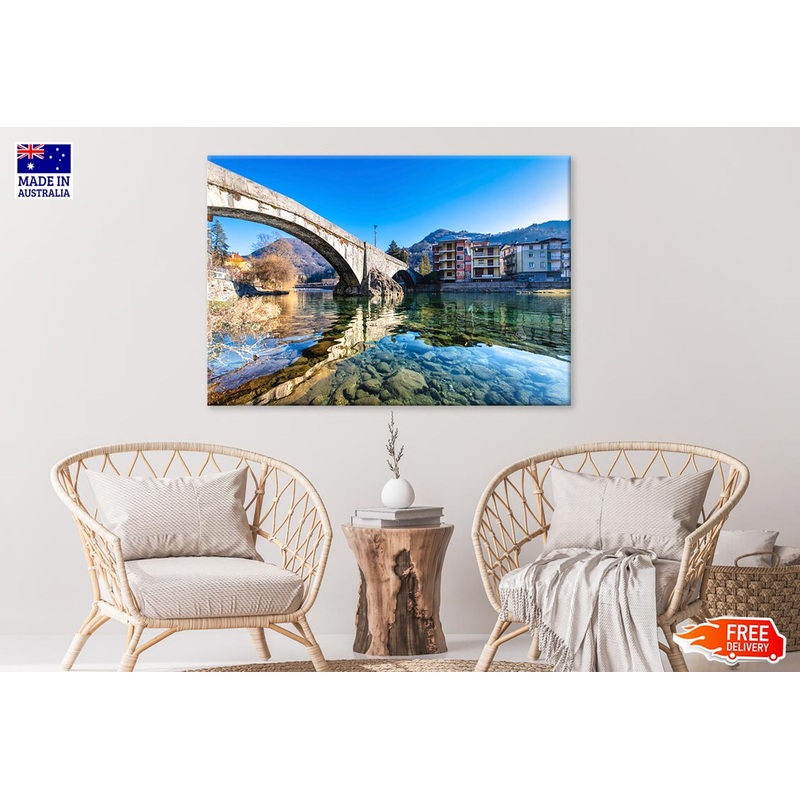 Brembo River In Brembana Valley Print 100% Australian Made
