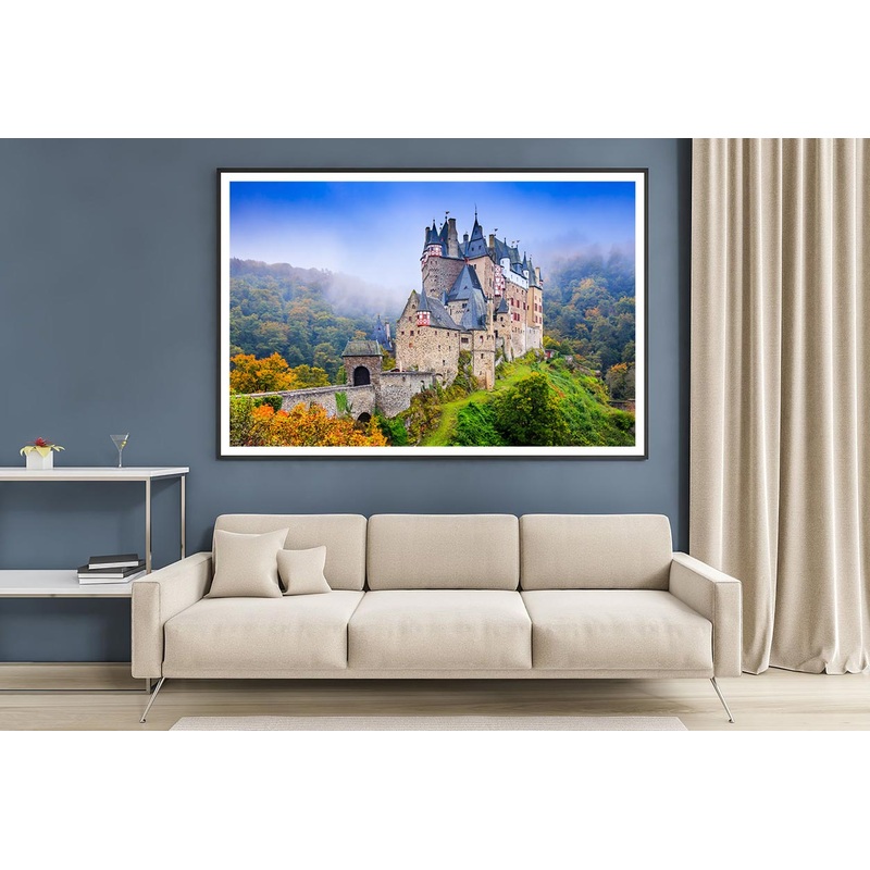 Medieval Castle On The Hills Home Decor Premium Quality Poster Print Choose Your Sizes